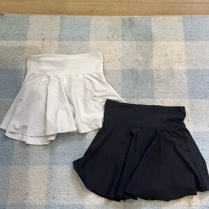 Old Navy White and Black Kids Skirt Set